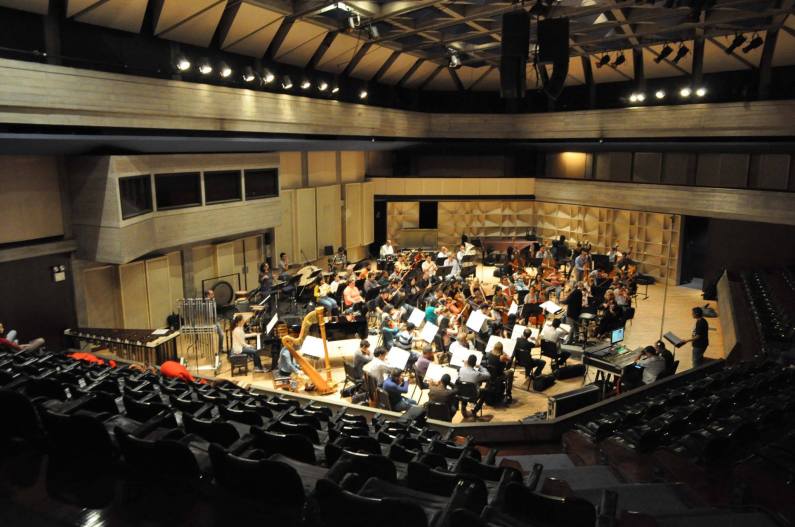 Orquesta Sinfónica de Venezuela grabando "El Camino de Santiago llega a ti" 2017